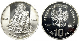 III RP, 10 złotych 2000 Jan II Kazimierz