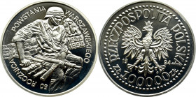III RP, 100.000 złotych 1994 50. Rocznica Powstania Warszawskiego