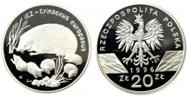 III RP, 20 złotych 1996 Jeż