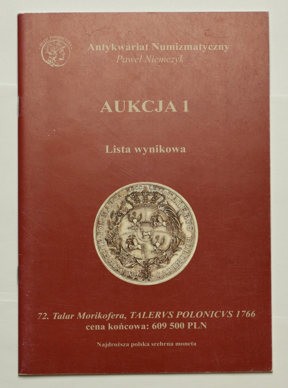 ANPN, Aukcja 1 - lista wynikowa Lista wynikowa znanej polskiej aukcji, na której...
