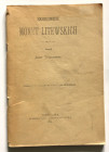 Józef Tyszkiewicz, Skorowidz Monet Litewskich, Warszawa 1875