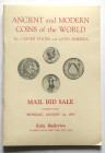 Katalog aukcyjny, ANCIENT and MODERN COINS of the WORLD 1970 r - rzadkie I ciekawe, monety polskie i polsko-saskie