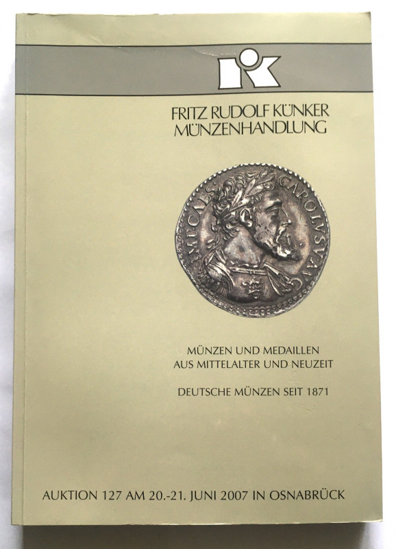 Katalog aukcyjny, Künker 127/2007 r - ciekawe i rzadkie, polskie monety i medale...