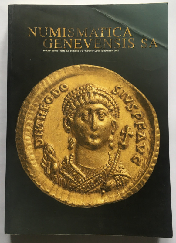 Katalog aukcyjny, NUMISMATICA GENEVENSIS SA n.2 2002 r - b.rzadkie i ciekawe, mo...