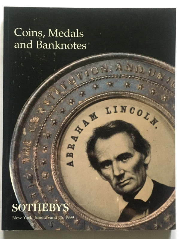 Katalog aukcyjny, SOTHEBYS Coins, Medals and Banknotes 1999 r - ciekawe i b.rzad...