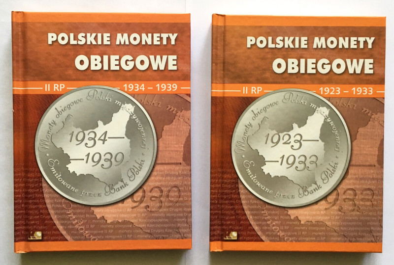 Klasery na Polskie Monety Obiegowe IIRP (1923-1939) - 2 szt. Stan zachowania - b...