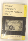 Tadeusz Jabłoński, Katalog papierowych pieniędzy polskich 1794-1965