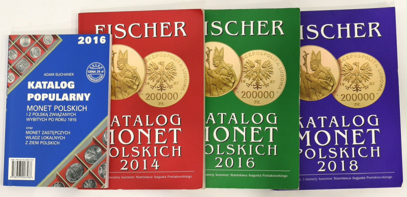 Zestaw katalogów, Fischer 3 szt. i Suchanek-Katalog popularny Oprawa: miękka 
G...