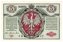 Generalne Gubernatorstwo , 5 marek polskich 1916 - Generał