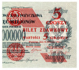 II RP, 5 groszy 1924 - prawa połówka