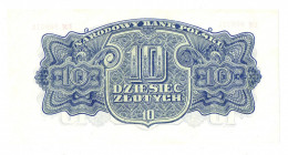 PRL, 10 złotych 1944 , seria EM - '...obowiązkowym...'