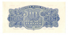 PRL, 10 złotych 1944 , seria Ao - '...obowiązkowe...'
