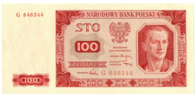 PRL, 100 złotych 1948 G