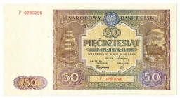 PRL, 50 złotych 1946 P