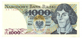 PRL, 1000 złotych 1975 AA