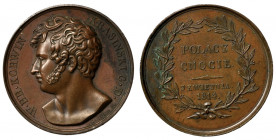 Polska, medal - hrabia Wincenty Korwin Krasiński 1814