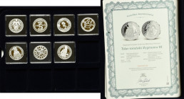 Zestaw medali Najważniejsze srebrne monety polskie - srebro