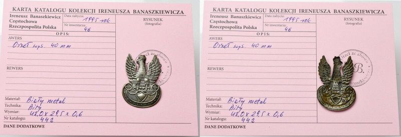 II RP, Orzeł wz.17 - z kolekcji I. Banaszkiewicza ILUSTROWANY Piękny egzemplarz ...