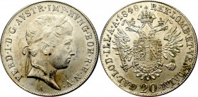 Austria, 20 kreuzer 1848