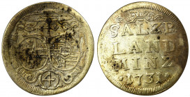 Austria, Salzburg, Bishopic of, 4 kreuzer 1723