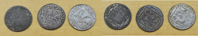Ausria, set 3 x 7 kreuzer 1802
