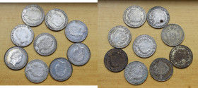Austria, Franz Joseph, 20 kreuzer (9 pcs)