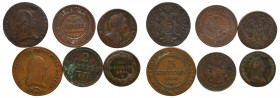 Russia and Austria, coins set