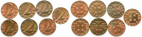 Austria, set 2 groschen 1928 ( pcs)