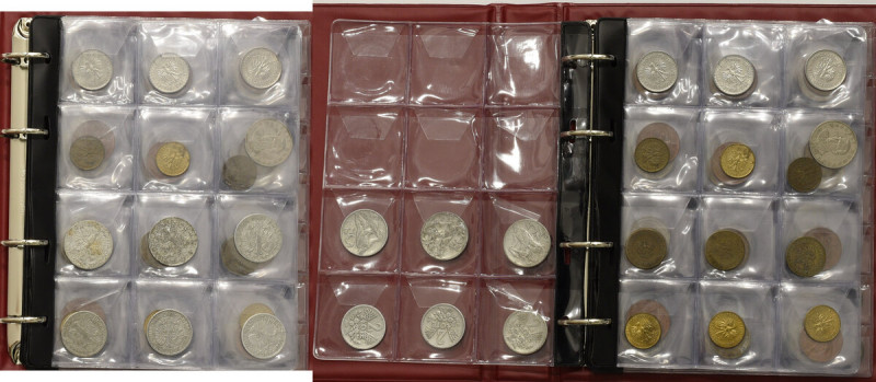 Set of polish and world coins Obiegowe i ładne egzemplarze. Patyna, nalot. 

M...