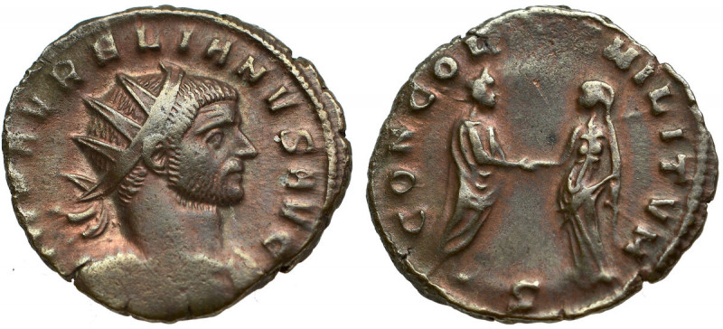 Roman Empire, Aurelian, Antoninian Milano - ex Dattari OBVERSE: IMP AVRELIANVS A...