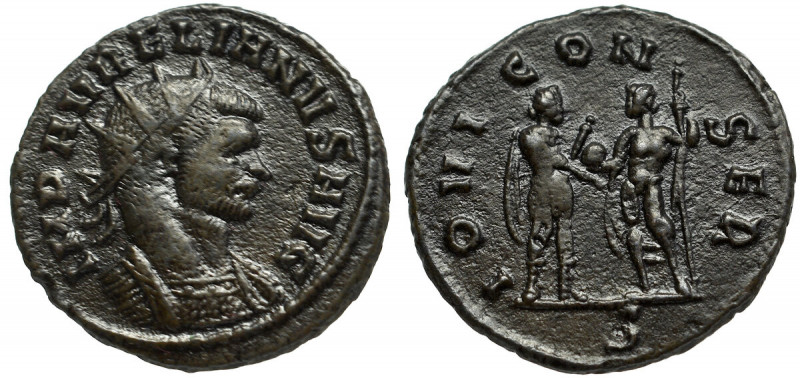 Roman Empire, Aurelian Antoninian Serdica OBVERSE: IMP AVRELIANVS AVG
REVERSE: ...