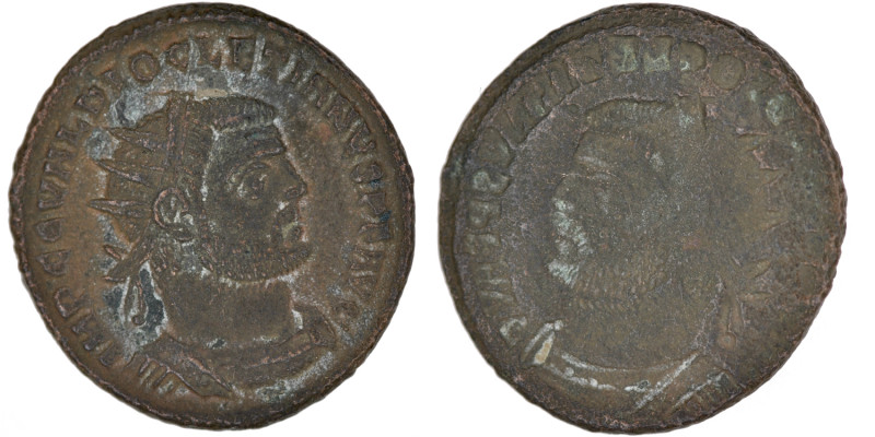 Roman Imperial. Diocletian Antoninianus. Antioch(?) circa AD 285. AE (20mm, 2.98...