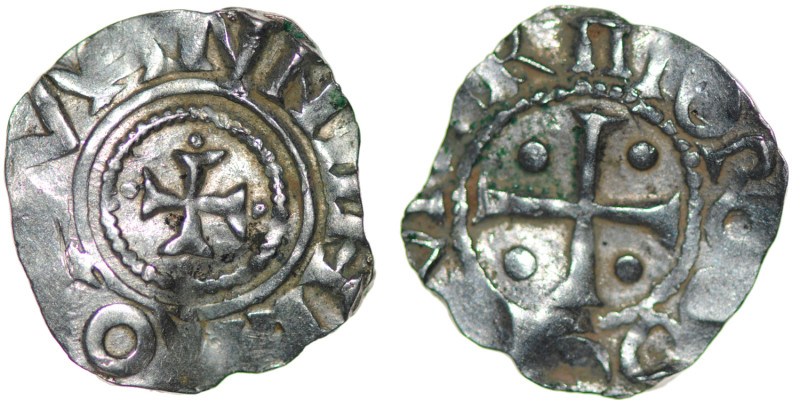 Germany. Duchy of Saxony. Otto III 983-1002. AR Denar (15.5mm, 1.22g). Dortmund ...