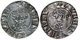 The Netherlands. Groningen. Wilhelm 1054-1076. AR Denar (17.5mm, 0.68g). HENRICVSR[E]+, crowned bust facing / +VVIIHEINIVS, head right. Ilisch 18.9; D...