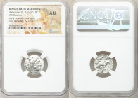 MACEDONIAN KINGDOM. Alexander III the Great (336-323 BC). AR drachm (17mm, 2h). NGC AU. Posthumous issue of Abydus, ca. 310-297 BC. Head of Heracles r...