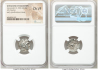MACEDONIAN KINGDOM. Alexander III the Great (336-323 BC). AR drachm (16mm, 1h). NGC Choice VF. Posthumous issue of Colophon, ca. 310-301 BC. Head of H...