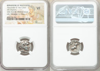 MACEDONIAN KINGDOM. Alexander III the Great (336-323 BC). AR drachm (15mm, 12h). NGC VF. Posthumous issue of Lampsacus, under Kalas or Demarchos, ca. ...