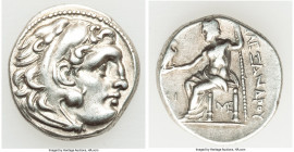 MACEDONIAN KINGDOM. Alexander III the Great (336-323 BC). AR drachm (16mm, 4.27 gm, 7h). VF. Posthumous issue of Lampsacus, ca. 310-301 BC. Head of He...
