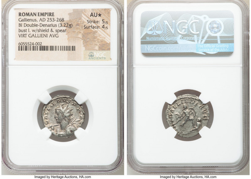 Gallienus (AD 253-268). AR antoninianus (20mm, 3.22 gm, 11h). NGC AU S 5/5 - 4/5...