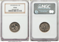 Republic Proof 10 Centavos 1935 PR66 NGC, cf. KM179.1 (unlisted in Proof). Shimmering example. 

HID09801242017

© 2020 Heritage Auctions | All Ri...