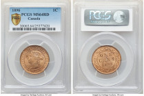 Victoria Cent 1896 MS64 Red PCGS, London mint, KM7. Subdued luster with red surfaces. 

HID09801242017

© 2020 Heritage Auctions | All Rights Rese...