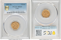 Republic gold 5 Pesos 1895-So MS64 PCGS, Santiago mint, KM153. AGW 0.0883 oz. 

HID09801242017

© 2020 Heritage Auctions | All Rights Reserved