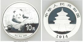 People's Republic 10-Piece Lot of Uncertified silver Panda 10 Yuan (1 oz) 2014 UNC, KM-Unl. Sold as is, no returns. 

HID09801242017

© 2020 Herit...