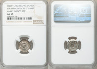 Strasbourg. Anonymous Denier (Angel Bracteate) ND (1200-1300) AU55 NGC, Rob-8979.

HID09801242017

© 2020 Heritage Auctions | All Rights Reserved