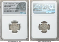 3-Piece Lot of Certified Assorted Deniers Authentic NGC, 1) Priory of Souvigny Denier ND (1150-1200) - Fine. 0.89gm 2) Abbey of St. Martial Denier ND ...