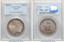 Saxony. Johann Taler 1866-B MS64 PCGS, Dresden mint, KM1212.

HID09801242017

© 2020 Heritage Auctions | All Rights Reserved