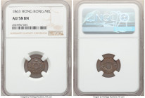 British Colony. Victoria Pair of Certified Mils 1863 AU58 Brown NGC, KM1. Sold as is, no returns. 

HID09801242017

© 2020 Heritage Auctions | All...