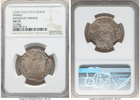 Parma. Ranuccio Farnese I Giulio ND (1592-1622) AU55 NGC, MIR-993 (R3). 29mm. 3.08gm. 

HID09801242017

© 2020 Heritage Auctions | All Rights Rese...