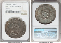 Tuscany. Ferdinand I Tallero 1595 AU58 NGC, Pisa mint, Dav-4186. Gunmetal toning with rose and teal highlights. 

HID09801242017

© 2020 Heritage ...