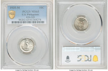 USA Administration 10 Centavos 1935-M MS65 PCGS, Manila mint, KM169. Lustrous with exceptional strike, cartwheel luster. 

HID09801242017

© 2020 ...